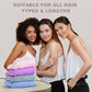 BathWe Ultra Plush Microfiber Hair Towel Wrap for Women, 3 Pack Ultra Absorbent Twist Hair Turban Drying Cap Hair Wrap, for Drying Curly, Long & Thick Hair Pink and Light Blue